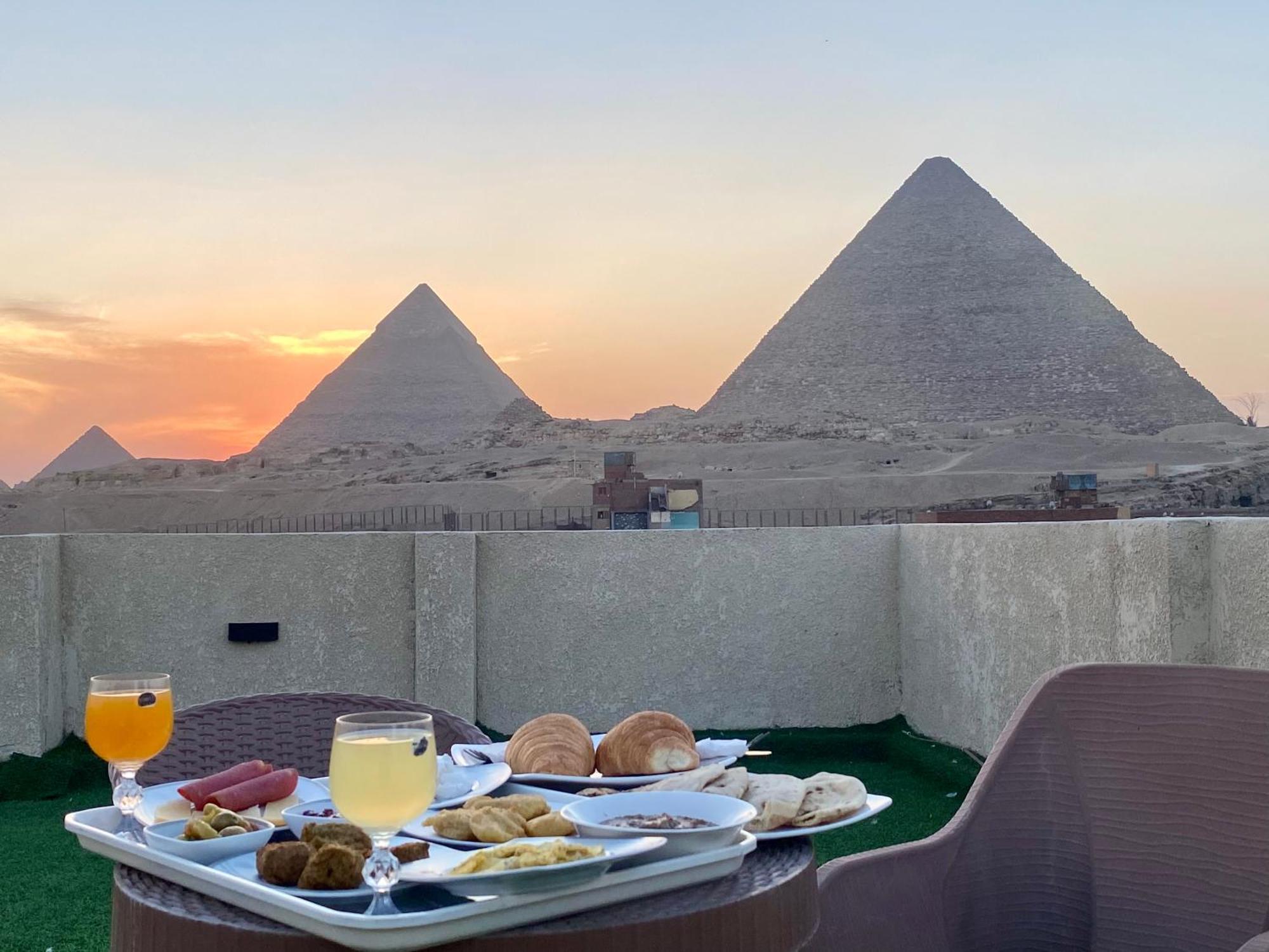 Isis Pyramids View Inn Kafret el-Gabal Dış mekan fotoğraf