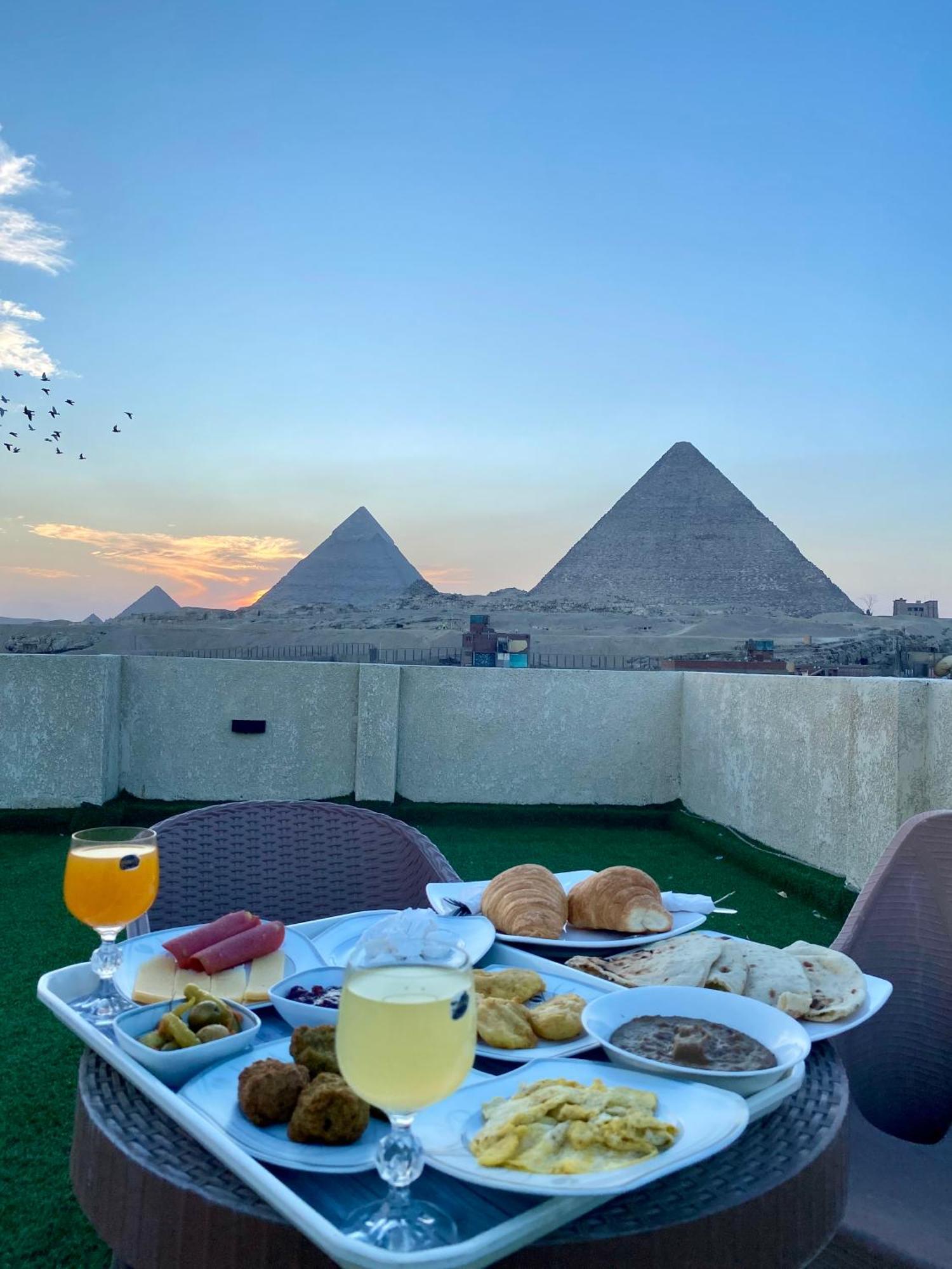 Isis Pyramids View Inn Kafret el-Gabal Dış mekan fotoğraf